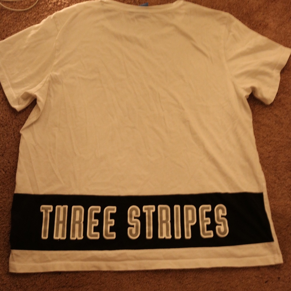 Adidas White Tee